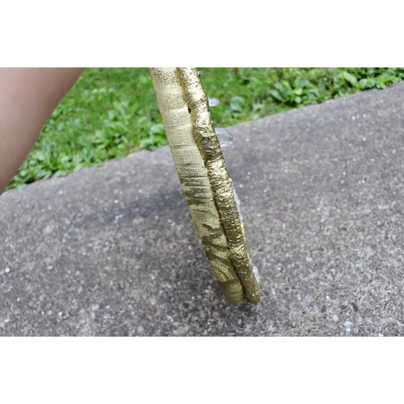 Geode Resin Art 18" Round Piece Quartz Crystals & Large Crystal CZ Stones Unique - Picture 8 of 8